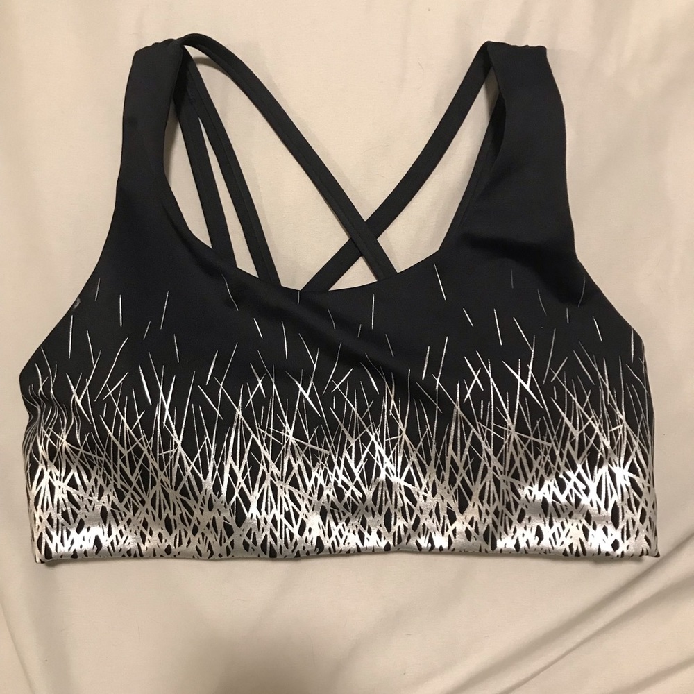Senita Strappy Metallic Bra